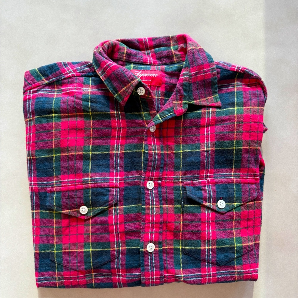 Supreme Flannel Shirt sz M